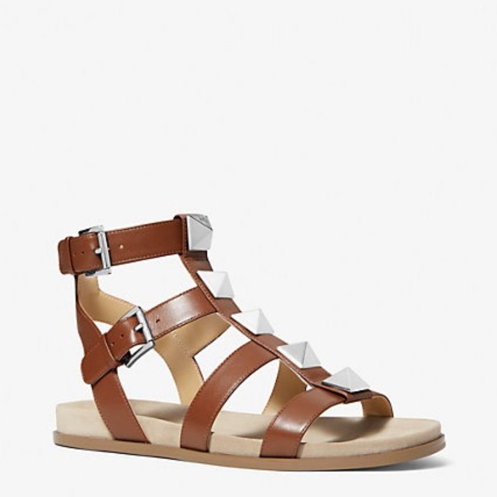 MICHAEL Michael Kors Wren Studded Leather Sandal - Picture 1 of 7